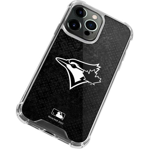 MLB Toronto Blue Jays Dark Wash iPhone 15 Pro Clear Case